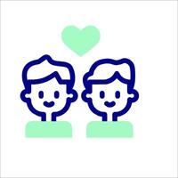 Two people are holding hands with a heart in the middle vector