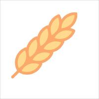 A wheat ear icon on a white background vector
