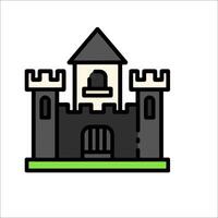 Castle icon illustration vector