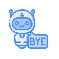 Bye bye chatbot vector