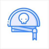 A skull and crossbones icon on a white background vector