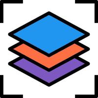 The icon for the app store vector