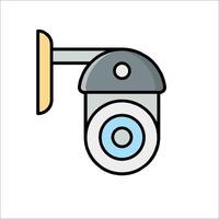A security camera icon on a white background vector