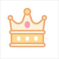 A crown icon on a white background vector