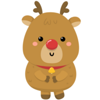 Red nose reindeer png
