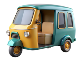 3d bajaj rickshaw icon png