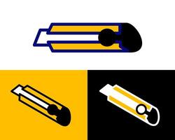 Illustration of a Paper Cutter Design with sharp precision, perfect for creative projects and crafting. Ideal for professional use and personal DIY tasks vector