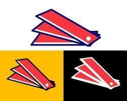 Illustration of a Craft Cutting Tool A sleek cutting tool designed for art and craft enthusiasts, providing clean and smooth cuts vector