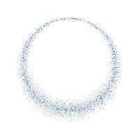 Abstract shiny blue glitter design element vector