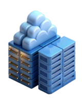 Cloud Data Center Server Rack Setup png