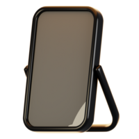 3d rendering bathroom icon concept. 3d render mirror png