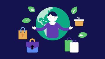 These illustrations aim to capture the essence of ecofriendly practices while promoting the Cyber Monday tradein initiative.. vector