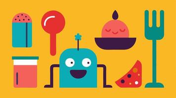 These illustrations aim to convey humor and creativity in the incorrect use of everyday objects. vector