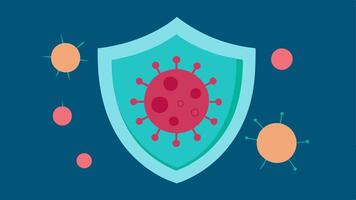 UV Protection An illustration demonstrating nanoparticles forming a protective shield over the skin defending against environmental damage to maintain a smooth surface.. vector