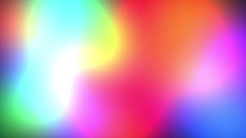 Abstract colorful vibrant gradient glow motion background video