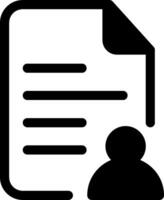A person is holding a document with a person on it vector