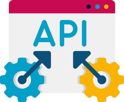 api desarrollo servicios vector