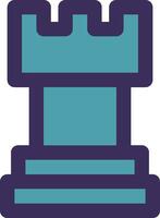 A chess piece icon on a white background vector