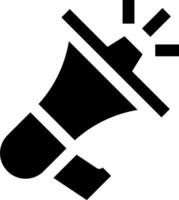 A megaphone icon on a white background vector