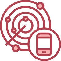 Mobile device icon vector