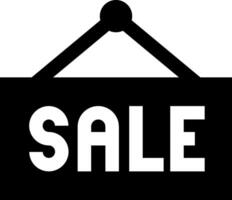Sale sign on a black and white background vector