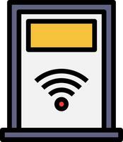 A wifi icon on a white background vector