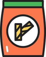 A jar of peanut butter with a sign that says open vector