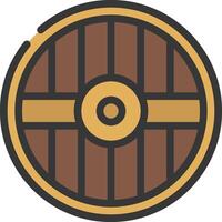 A wooden barrel icon on a white background vector