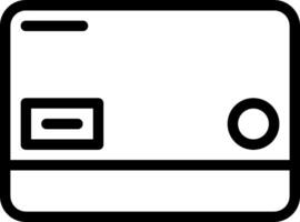 A black and white icon of a bank account vector