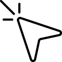 A black and white icon of a hand pointing up vector