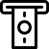 A black and white icon of a traffic light vector