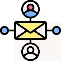 Email marketing icon vector