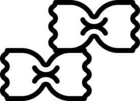Two bows on a white background vector