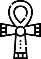 Ankh symbol egyptian ankh symbol vector