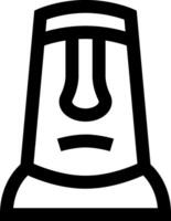 An icon of a man with a hat on his head vector