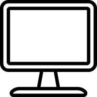 Computer monitor icon vector