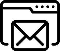 Email icon with envelope vector