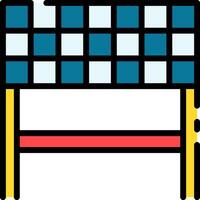 A table with a checkered pattern on it vector