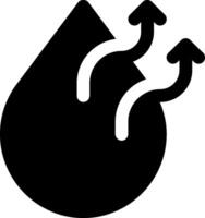 Water drop icon vector