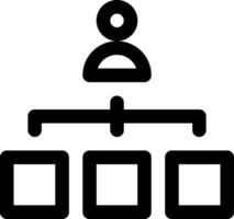 A person is standing on top of a square with a person on the top vector