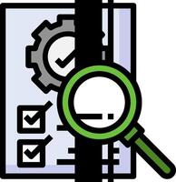 Magnifying tool icon vector