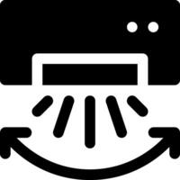 A printer with an arrow pointing to it vector