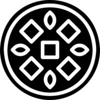 A black and white logo with a geometric design vector