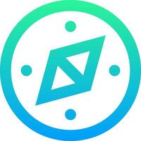 The logo for the cryptocurrency exchange, with a blue and green circle vector