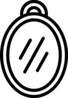 A black and white icon of a clock vector
