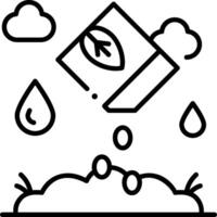 A box with a leaf and water drops on it vector