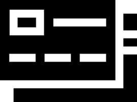A black and white image of a computer screen vector