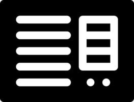 A black and white icon of a computer vector