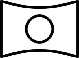 A black and white image of a pillow vector