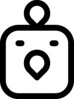 A black and white image of a camera vector